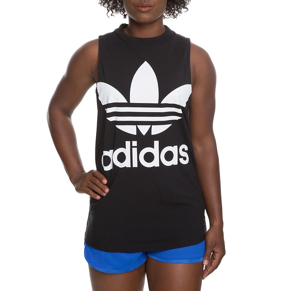 Adidas Women’s Originals Trefoil Tank Top Black size XS